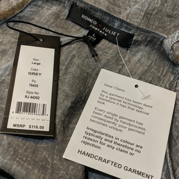 ROMEO + JULIET COUTURE Acid Wash Sundress - Picture 7 of 8